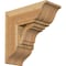 Ekena Millwork Merced Traditional Rough Sawn Bracket w/ Offset Brace, Western Red Cedar, 8"W x 18"D x 18"H BKT0806X18X18MRC01RWR - alternate 1
